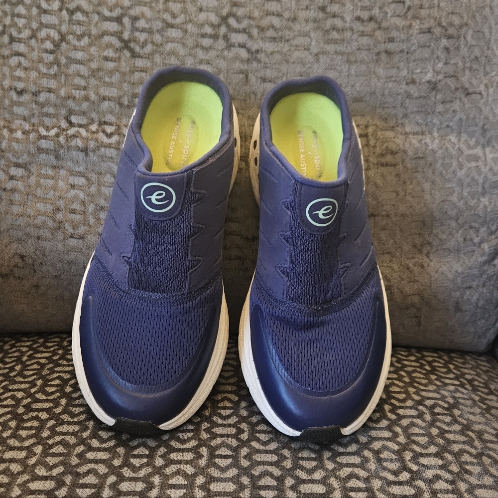Easy Spirit Women's Navy Mule Slip-On Shoes - Sz 8